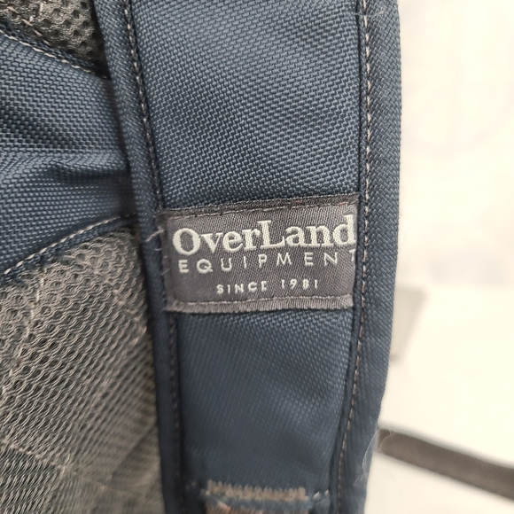 Overland Equipment blue and gray multi-compartment multi-purpose backpack - Picture 15 of 16